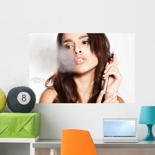 Woman Smoking E-cigarette