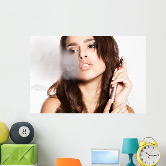 Woman Smoking E-cigarette