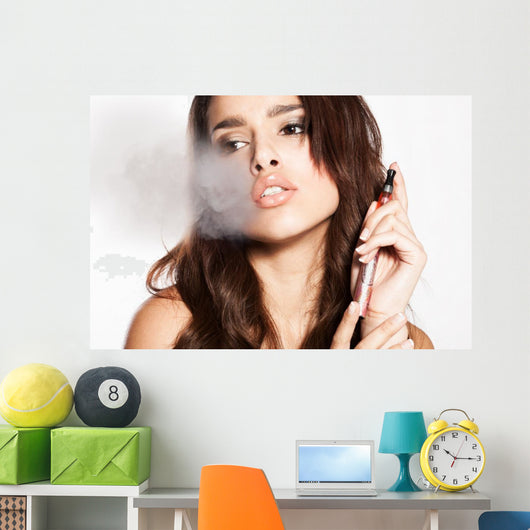 Woman Smoking E-cigarette