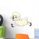 Cute Sheep Jumping