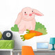 Icon Rabbit Wall Mural