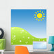 Himmel Sonne Und Gr Wall Mural