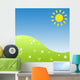 Himmel Sonne Und Gr Wall Mural