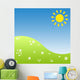 Himmel Sonne Und Gr Wall Mural