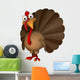 Toon Thanksgiving Turkey Wall Decal