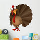 Toon Thanksgiving Turkey Wall Decal
