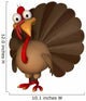 Toon Thanksgiving Turkey Wall Decal