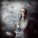 Inspiration Woman with Flying