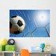 Soccer Stadium Blue Sky Wall Mural