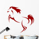 Stylized Rearing Horse Wall Mural