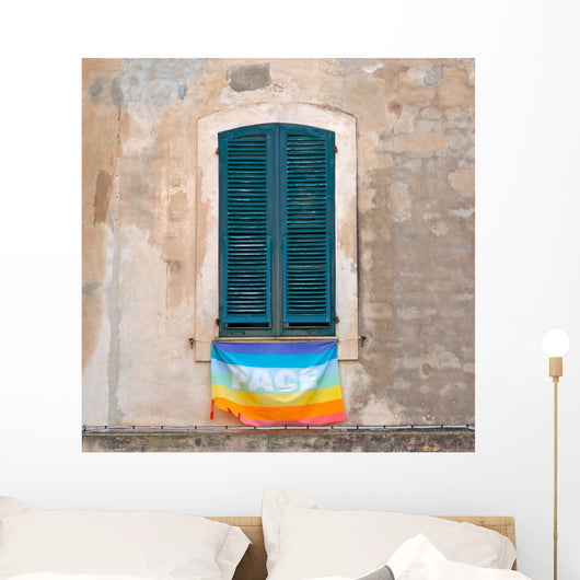 Peace Flag Wall Mural
