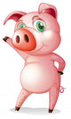 A pig dancing Wall Decal