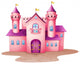 Pink Colored Castle