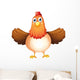 A fat mother hen Wall Decal
