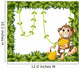 Happy Monkey Holding Bananas