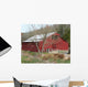 Red Barn Wall Mural