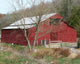 Red Barn Wall Mural