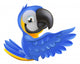 Cute blue and yellow parrot Wall Decal