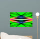 colored smoke curves composition background Wall Mural