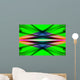 colored smoke curves composition background Wall Mural