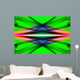 colored smoke curves composition background Wall Mural