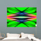 colored smoke curves composition background Wall Mural
