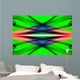 colored smoke curves composition background Wall Mural