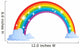 Cool Sparkling Rainbow Wall Decal