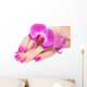 Hands with Pink Orchid