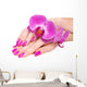 Hands with Pink Orchid