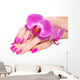 Hands with Pink Orchid