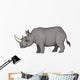 A Cartoon Rhino from Africa Wall Decal