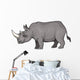A Cartoon Rhino from Africa Wall Decal
