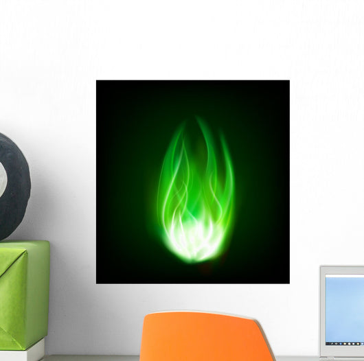 Toxic Green Fire Flame