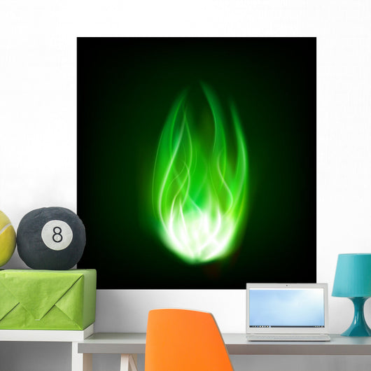 Toxic Green Fire Flame