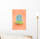 Old Arched Green Window