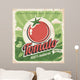 Vintage Tomato Poster Wall Mural