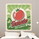 Vintage Tomato Poster Wall Mural