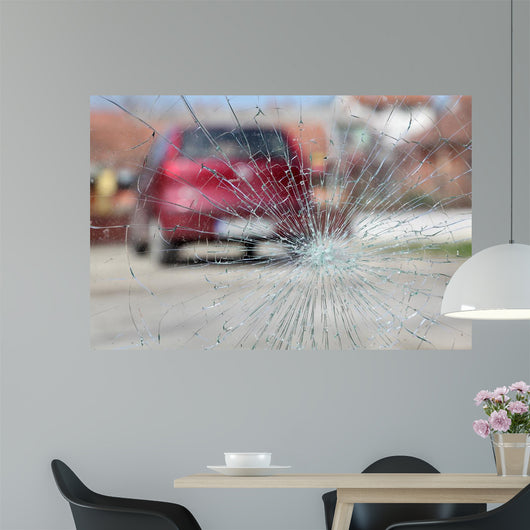 Broken Windshield Car Accident