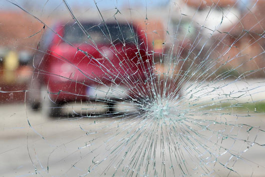 Broken Windshield Car Accident