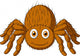 Cute tarantula spider cartoon Wall Decal