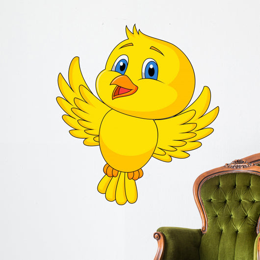 Cute bird flying Wall Decal