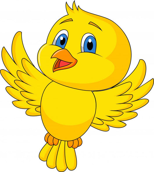 Cute bird flying Wall Decal