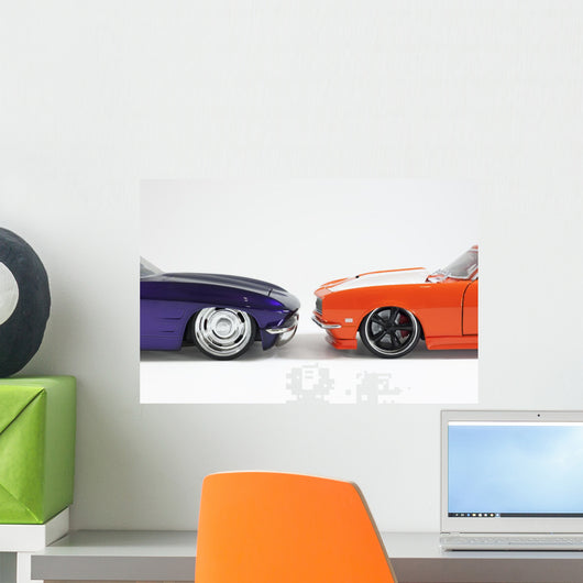 chevrolet sting ray & camaro z28 Wall Decal