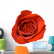 Red Rose Close-up Wall Decal