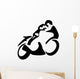 motorcyclist Wall Decal