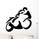 motorcyclist Wall Decal