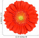 Orange Gerbera Flower Wall Decal