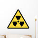 Radioactive sign Wall Decal