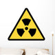 Radioactive sign Wall Decal